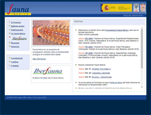Tablet Screenshot of faunaiberica.es